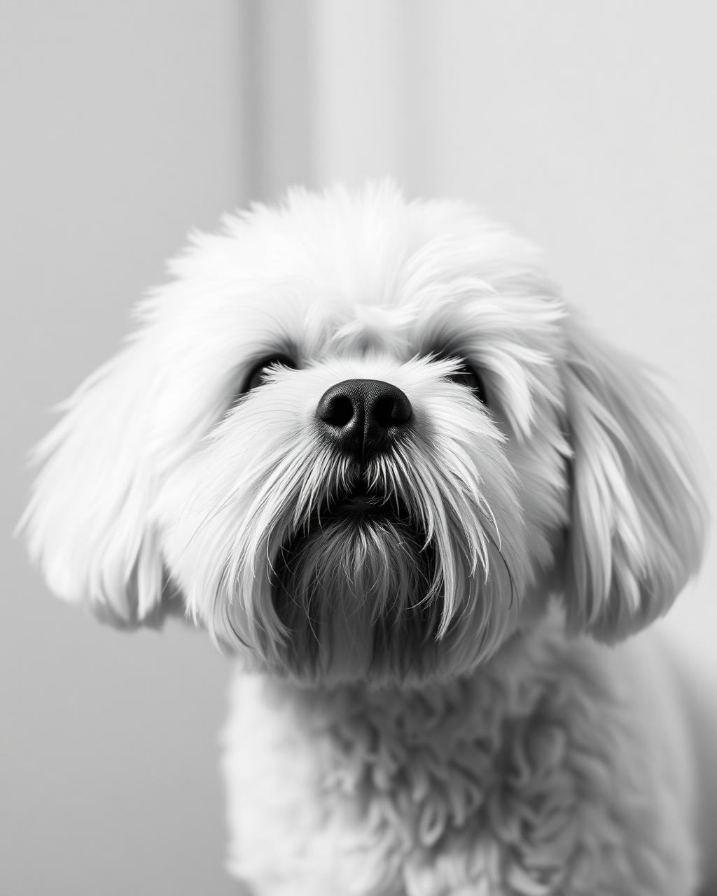 A freshly groomed small dog